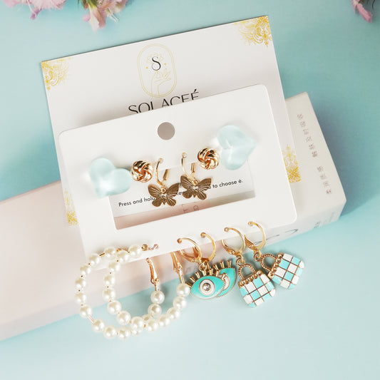 Playful Charm – 6 Pair Combo