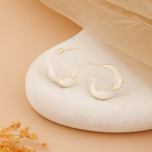 BoraTwist – Marbled Enamel Hoops