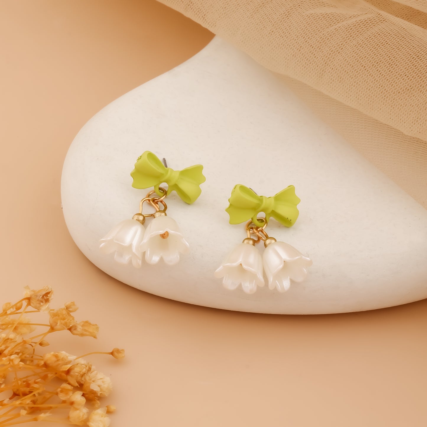 LumiLily – Floral Drop Earrings