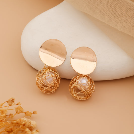 Sohwa – Golden Bloom Earrings