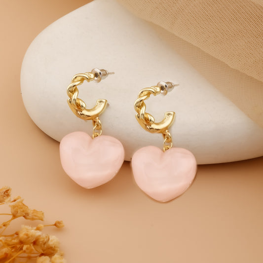 Roséglow – Twisted Heart Hoops