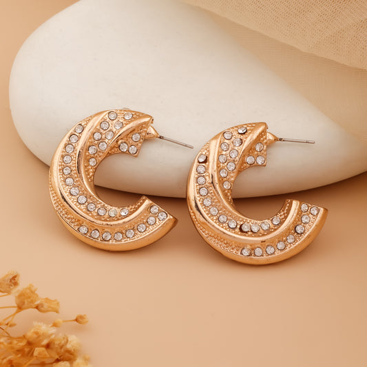 Lunarc – Crystal Crescent Hoops