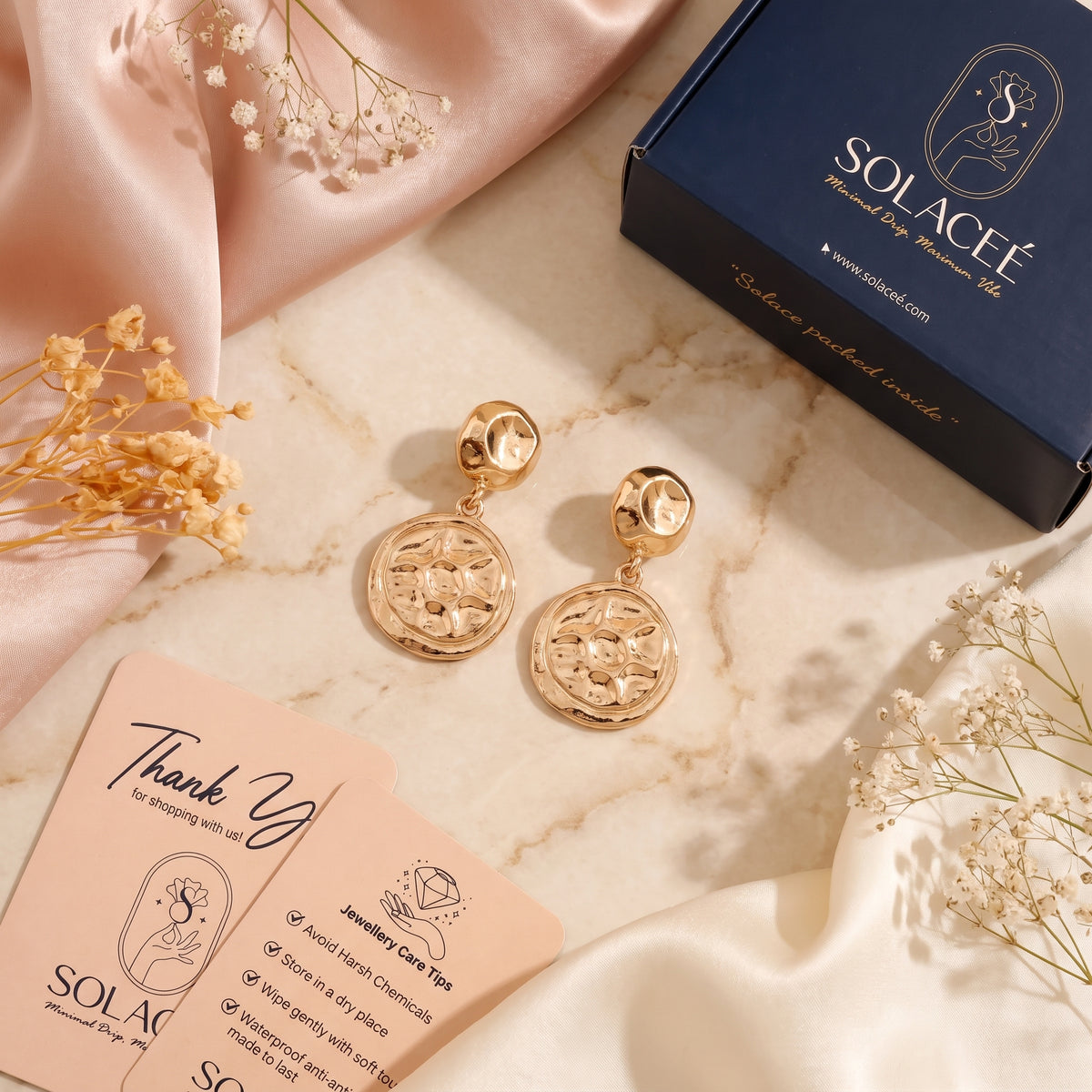 Orabella – Sculpted Drop Earrings