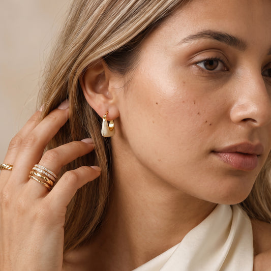 Pearlaire – Luxe Hoop Earrings