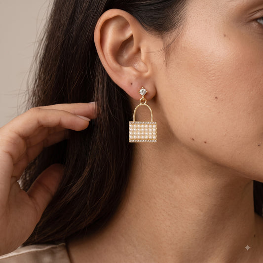 ChérieBag – Pearl Mini bag Earrings