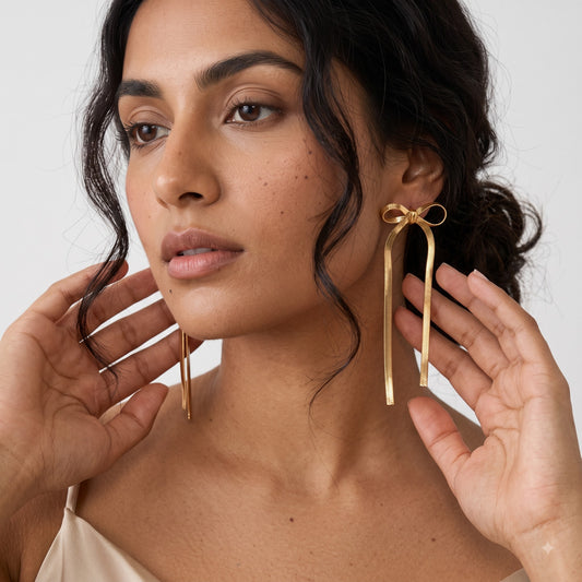 Tiedora – Luxe Bowline Earrings