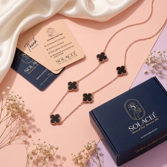 Rose Clover – Charm Chain Necklace