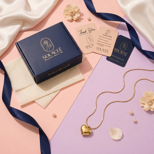 Boldheart – Statement Gold Heart Necklace