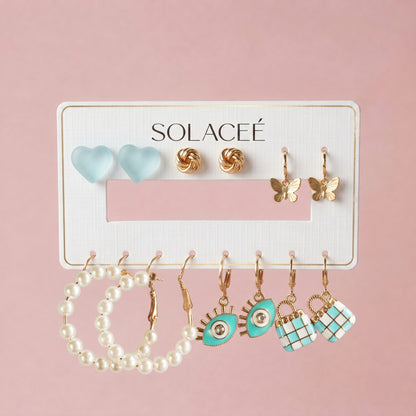 Playful Charm – 6 Pair Combo