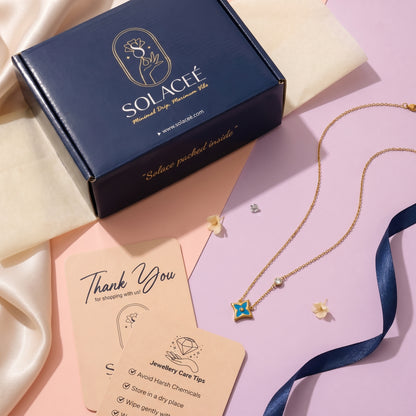 Skybelle – Enamel Pendant Necklace