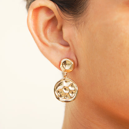 Orabella – Sculpted Drop Earrings