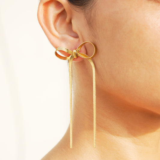 Tiedora – Luxe Bowline Earrings