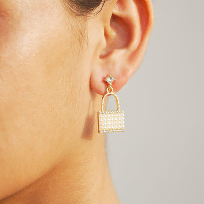 ChérieBag – Pearl Mini bag Earrings