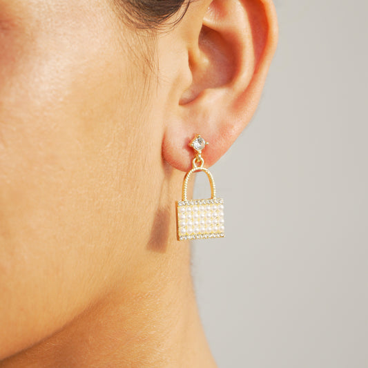 ChérieBag – Pearl Mini bag Earrings