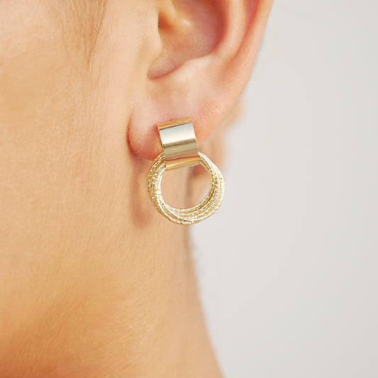 Loopelle – Twisted Chain Luxe Earrings