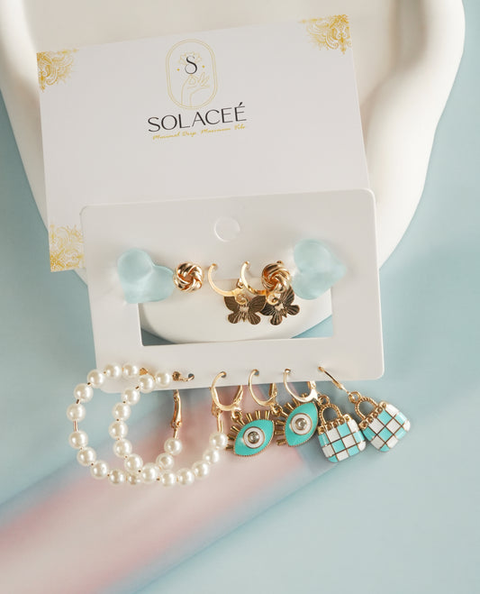 Playful Charm – 6 Pair Combo