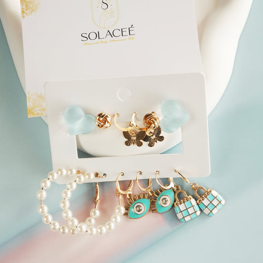 Playful Charm – 6 Pair Combo