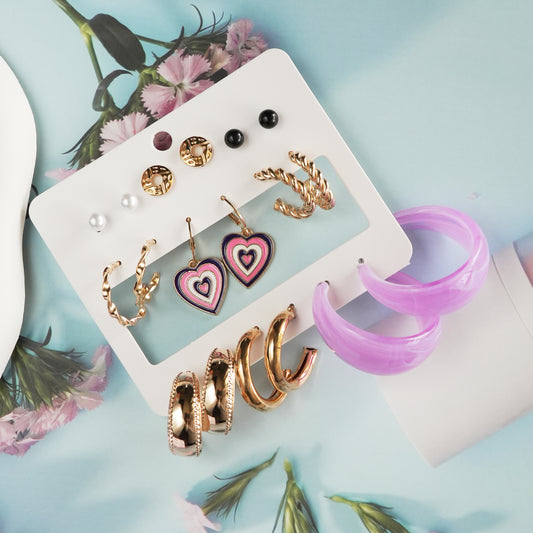 Nine Moods – 9 Earrings Set
