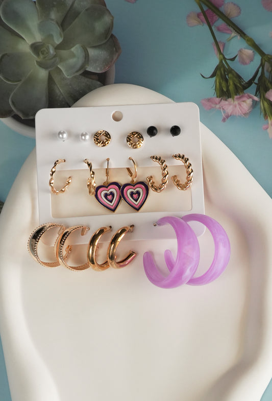 Nine Moods – 9 Earrings Set
