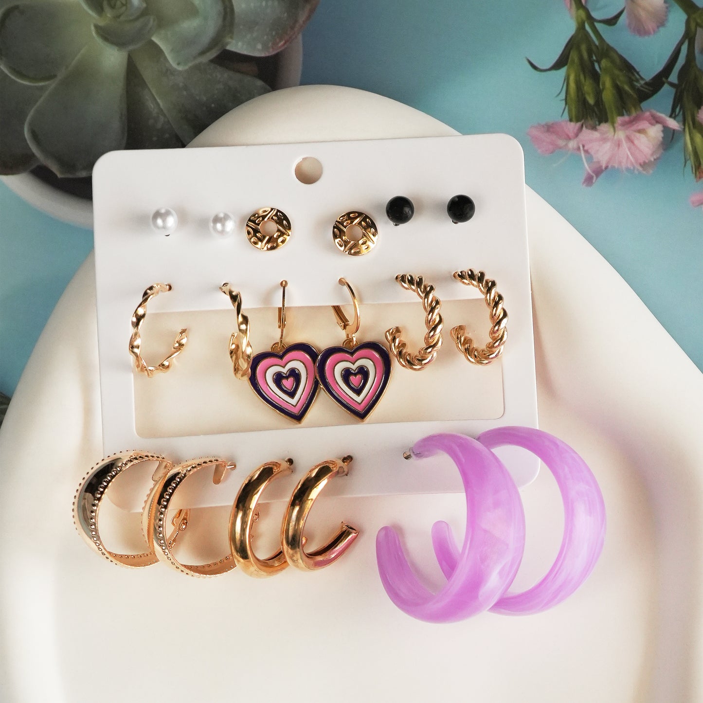 Nine Moods – 9 Earrings Set