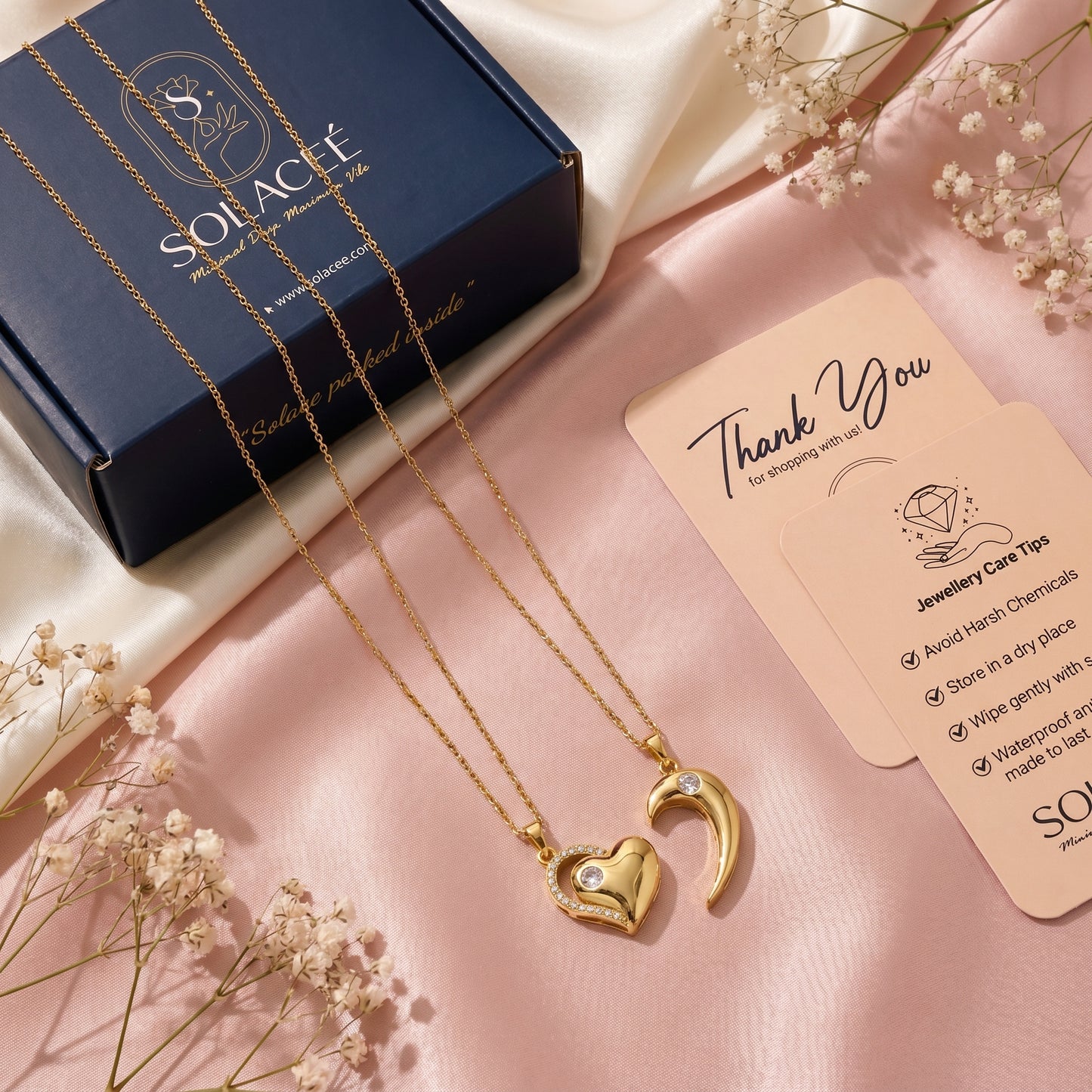 HeartSnap – Magnetic Couple Necklace