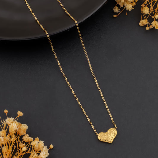 Everyday Heart 💛 – Gold Charm Necklace
