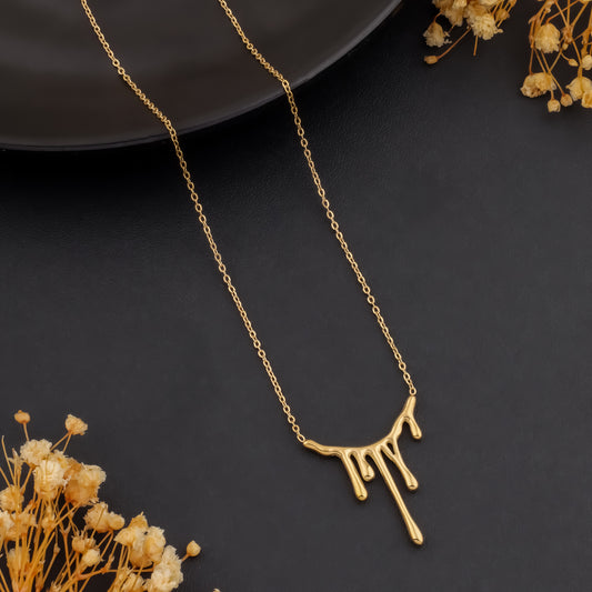 Lava Luxe – Molten Drip Necklace