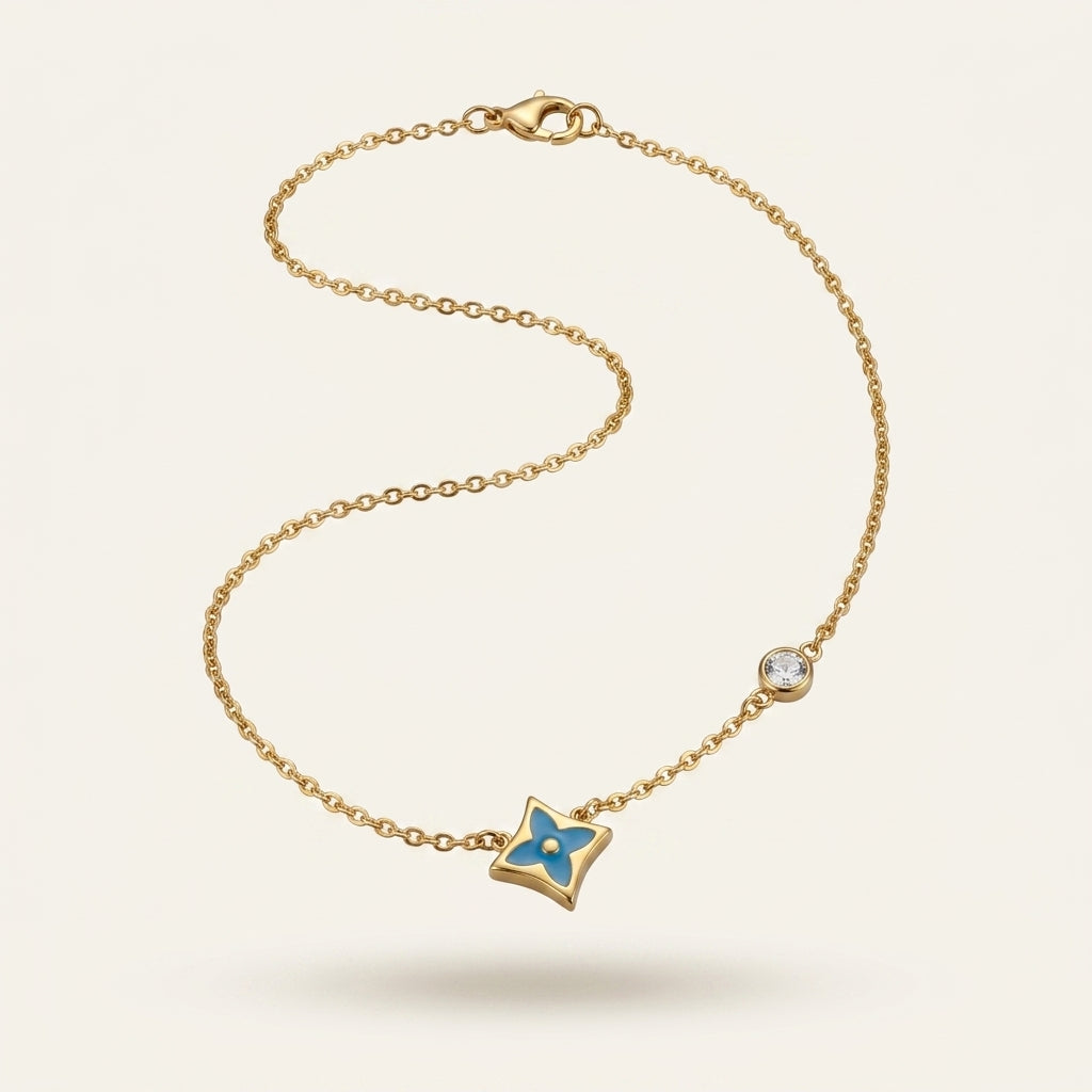 Skybelle – Enamel Pendant Necklace