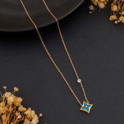 Skybelle – Enamel Pendant Necklace