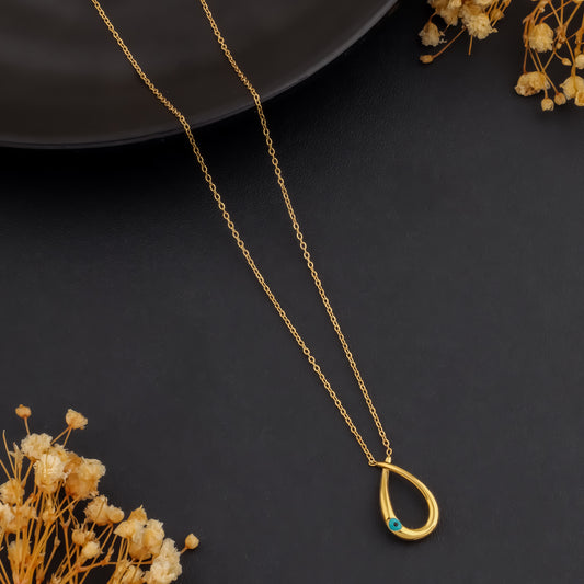 Aura Drop – Evil Eye Charm Necklace