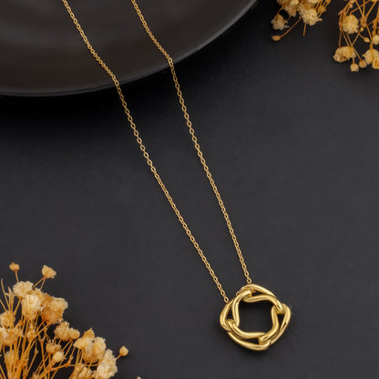 Waveline – Abstract Link Necklace