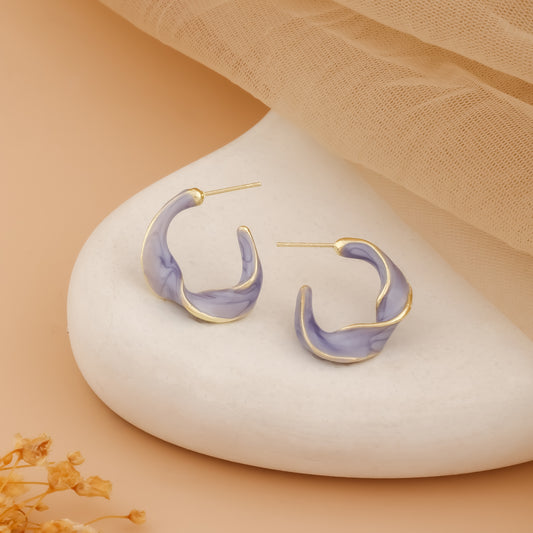 BoraTwist – Marbled Enamel Hoops