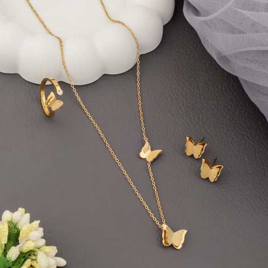 Flutteré – Golden Butterfly Combo Set