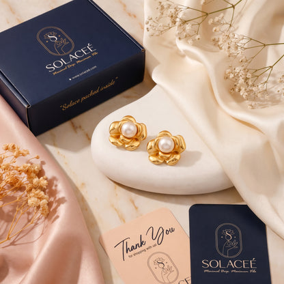 Petalcore – Pearl Bloom Earrings