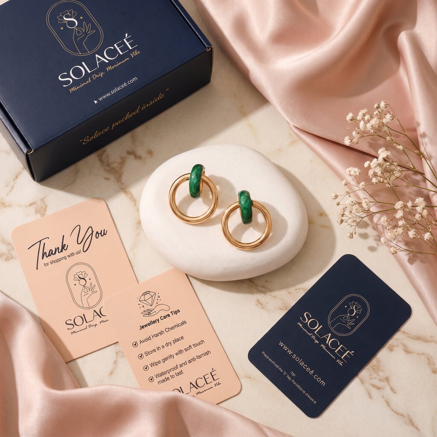 Verdora – Dual Hoop Acrylic Earrings
