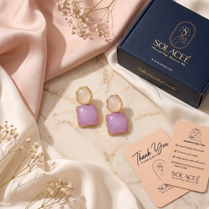 Liluxe – Modern Drop Earrings