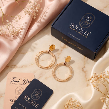 Trivelle – Geometric Hoop Earrings