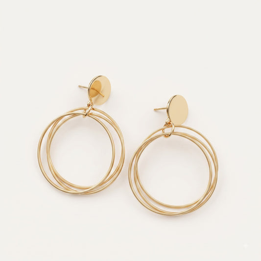 Trivelle – Geometric Hoop Earrings