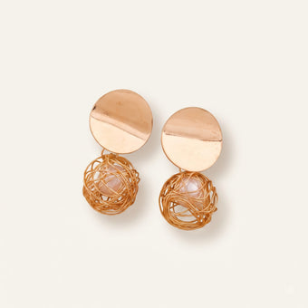 Sohwa – Golden Bloom Earrings