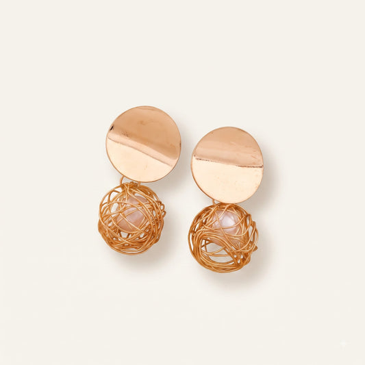 Sohwa – Golden Bloom Earrings