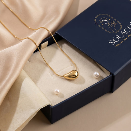 Aqualia – Smooth Drop Necklace
