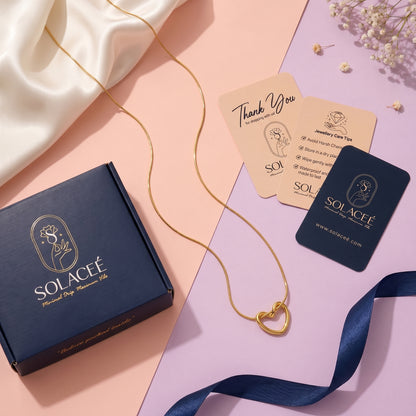 PureHeart – Minimal Gold Heart Necklace