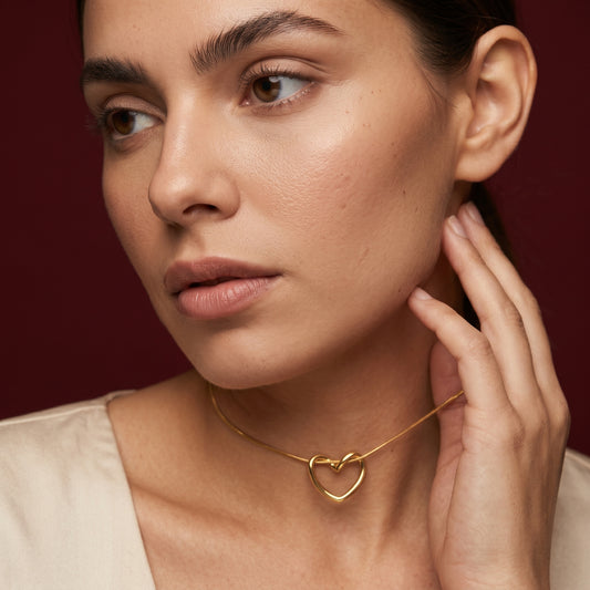 PureHeart – Minimal Gold Heart Necklace