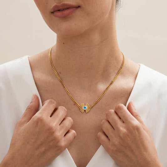 Sungaze – Evil Eye Sun Necklace