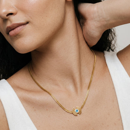 Sungaze – Evil Eye Sun Necklace