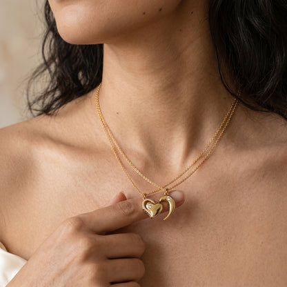 HeartSnap – Magnetic Couple Necklace
