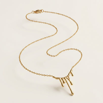 Lava Luxe – Molten Drip Necklace