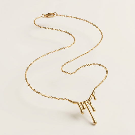 Lava Luxe – Molten Drip Necklace