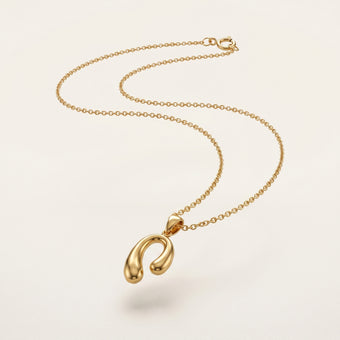 Golden Arc – Timeless Curve Necklace