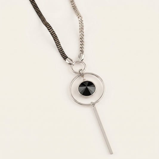 Celestara – Geometric Luxe Necklace